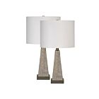 Renwil Trighton LPT1140-SET Iron - Satin Nickel 100W Table Lamp