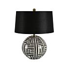 Renwil Milka LPT1160 Ceramic - Cream And Black 100W Table Lamp