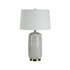Renwil Pierce LPT1161 Embossed Ceramic - Cream 100W Table Lamp