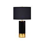 Renwil The LPT631 Black And Gold 100W Table Lamp