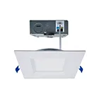 Satco S11873 15W White 6" Square Baffle LED Recessed Light CCT Selectable