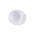 Satco 50-111 White Clear Bottom Bath Shade