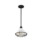 Nuvo Lighting 60-7023 Newbridge 1-Light 60W Gloss White Small Rod Pendant
