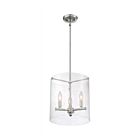 Nuvo Lighting 60-7187 Bransel 3-Lights 180W Brushed Nickel Rod Pendant