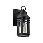 Satco 60-8103 Wilton 1-Light 100W Matte Black Outdoor Wall Lantern