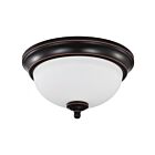 Satco 62-1557 19W Mahogany Bronze Flush Mount