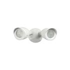 Satco 65-716 White 20W 2 Bullet Head LED Security Light