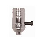 Satco 80-1003 3 Way Turn Knob Socket with Removable Knob