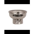 Satco 80-1750 Polished Nickel 1/4 IPS Stamped Solid Brass Caps