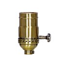 Satco 80-2358 On-Off Turn Knob Socket With Removable Knob