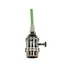 Satco 80-2431 Nickel Medium base lampholder