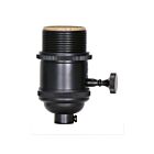 Satco 80-2482 On-Off Turn Knob Socket With Matching Finish Removable Knob