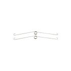 Satco 80-2709 Silver Torsion Clips For Downlights RT4,RT5,RT6