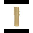 Satco 90-1263 Antique Gold Plastic Drip Candle Cover