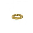 Satco 90-1699 Brass Round Knurled Locknut