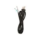 Satco 90-2085 Black 8' Heavy Duty Cord Set