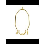 Satco 90-220 Polished Brass Light Duty Harp
