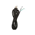 Satco 90-2209 Black 8' Heavy Duty Cord Set