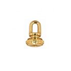 Satco 90-2295 Cast Brass Screw Collar Loop With Ring