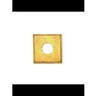 Satco 90-2319 Polished Solid Brass Square Check Ring