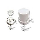 Satco 90-2616 13W White Squat Pull Chain Fluorescent Ceiling Fixture