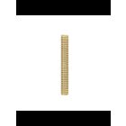 Satco 90-5100 Yellow Zinc Plated 1/8 IP Steel Nipple