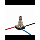 Satco 90-590 Nickel Plated 3-Way Metal Rotary Switch