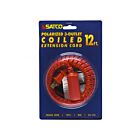 Satco 93-174 12' Coiled Extension Cord