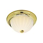 Nuvo Lighting SF76-124 2-Lights 120W Polished Brass Ceiling Flush Mount