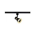 Satco TH643 Matte Black/Brushed Brass LED Track Head