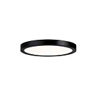 Savoy House Essentials 6-3333-10-BK 1-Light 20W Black Flush Mount
