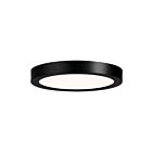 Savoy House Essentials 6-3333-7-BK 1-Light 15W Black Flush Mount