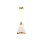 Savoy House Essentials Ashmont 7-130-1-63 1-Lights 60W Warm Brass Lustre Pendant