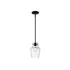 Savoy House Essentials Vintage 7-4134-1-13 1-Lights 60W English Bronze Mini Pendant