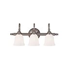 Savoy House Essentials 8-1062-3-CH Brunswick 3-Lights 180W Chrome Vanity Light
