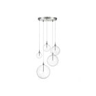 Savoy House Meridian M10099BN 5-Lights 10W Brushed Nickel Pendant