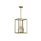 Savoy House Meridian M30008NB 4-Lights 240W Natural Brass Pendant