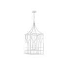 Savoy House Meridian  M30012DW 4-Lights 240W Distressed White Pendant