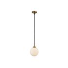 Savoy House Meridian M70005-79 1-Lights 60W Oil Rubbed Bronze with Natural Brass Mini Pendant