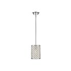 Savoy House Meridian M70017CH 1-Lights 60W Chrome Mini Pendant