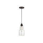 Savoy House Meridian M70018ORB 1-Lights 60W Oil Rubbed Bronze Mini Pendant