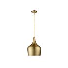 Savoy House Meridian M70020NB 1-Lights 60W Natural Brass Pendant