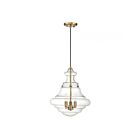 Savoy House Meridian M70058NB 3-Lights 180W Natural Brass Pendant