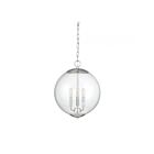 Savoy House Meridian M70060CH 3-Lights 180W Chrome Pendant