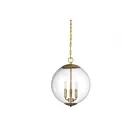 Savoy House Meridian M70060NB 3-Lights 180W Natural Brass Pendant