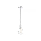 Savoy House Meridian M70063CH 1-Lights 60W Chrome Pendant