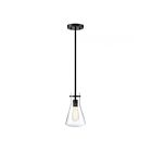 Savoy House Meridian M70063MBK 1-Lights 60W Matte Black Pendant