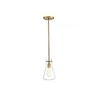 Savoy House Meridian M70063NB 1-Lights 60W Natural Brass Pendant