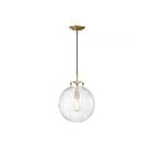 Savoy House Meridian M70068NB 1-Lights 60W Natural Brass Mini Pendant