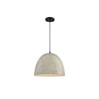 Savoy House Meridian M70093CMBK 1-Lights 60W Concrete with Matte Black Pendant